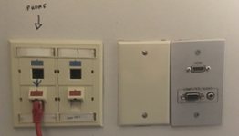 cables wall outlet
