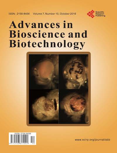 Cover of Advances in Bioscience and Biotechnology