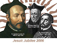 Society of Jesus founders Loyola, Faber, and Zavier