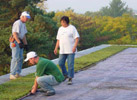 Green roof intallation