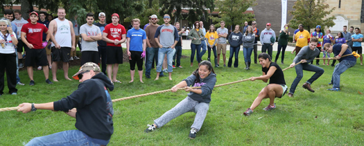 Tug-of-War dig in and get muddy 