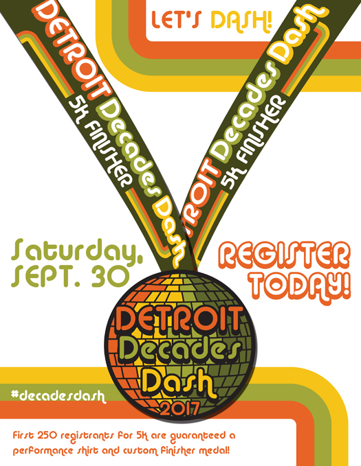 Detroit Decades Dash Flyer