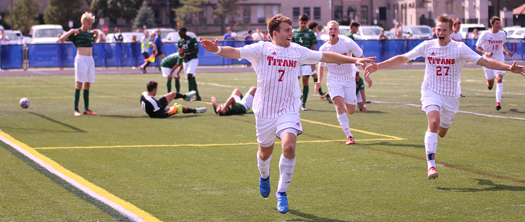 Men's soccer player Spiro Pliakos (7) was named a First Team Academic All-American.