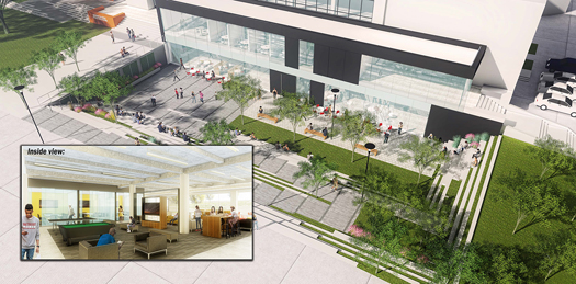 The Campaign for Detroit Mercy renderings for the future Student Union