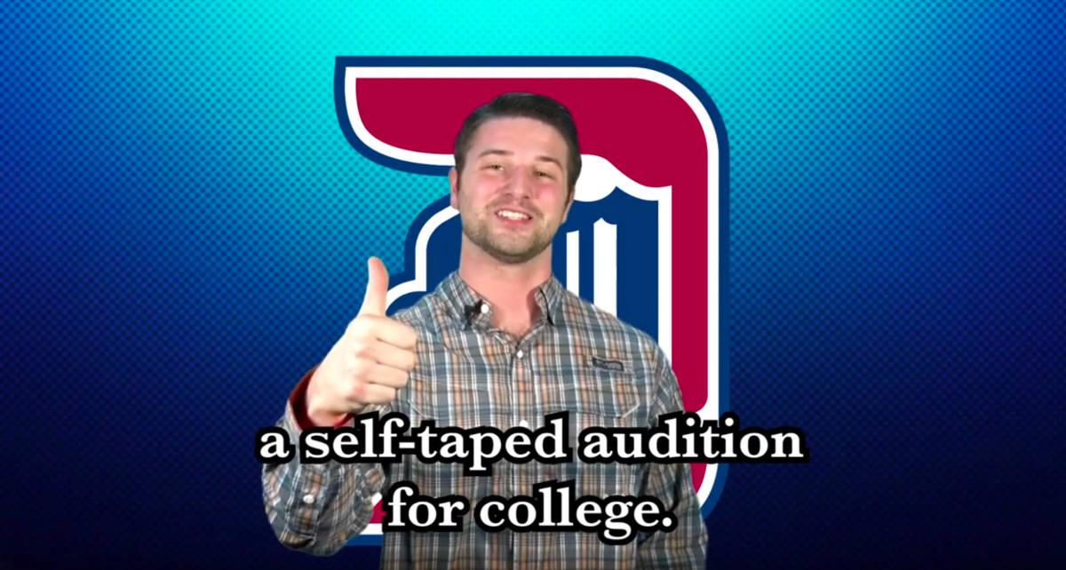 a Self-Taped Audition for college
