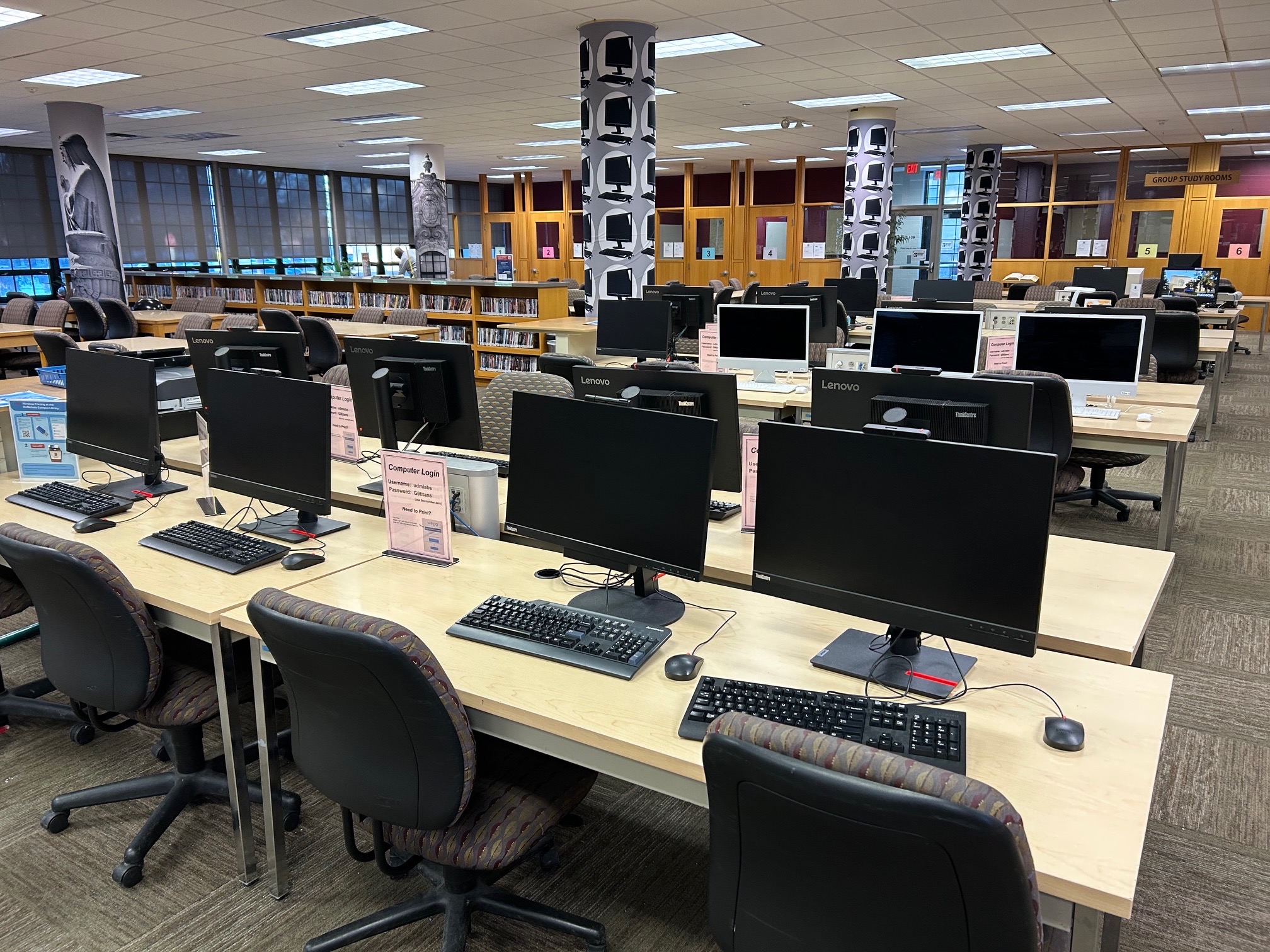 Picture Library computer lab.