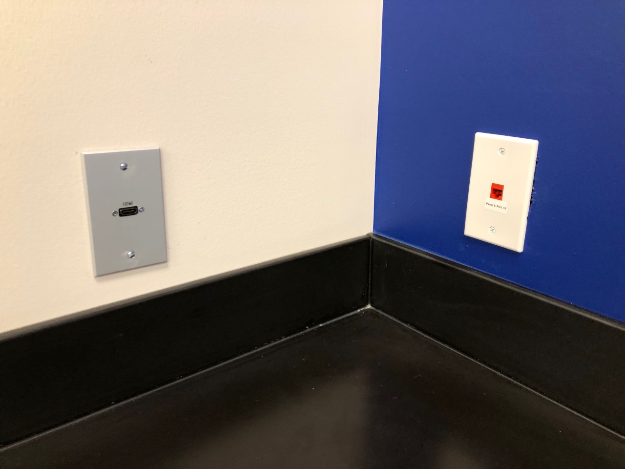 wall cables outlets