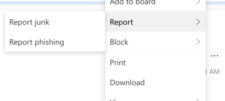 Report Phishing