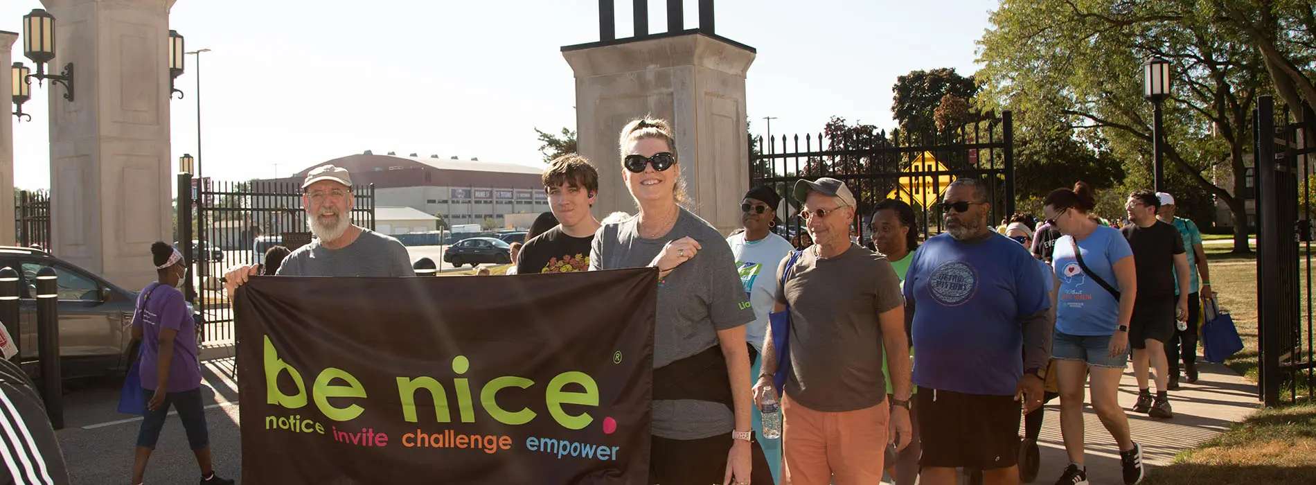 community nami walk on campus