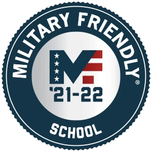 Military Friendly Schools logo for 2021-2022.