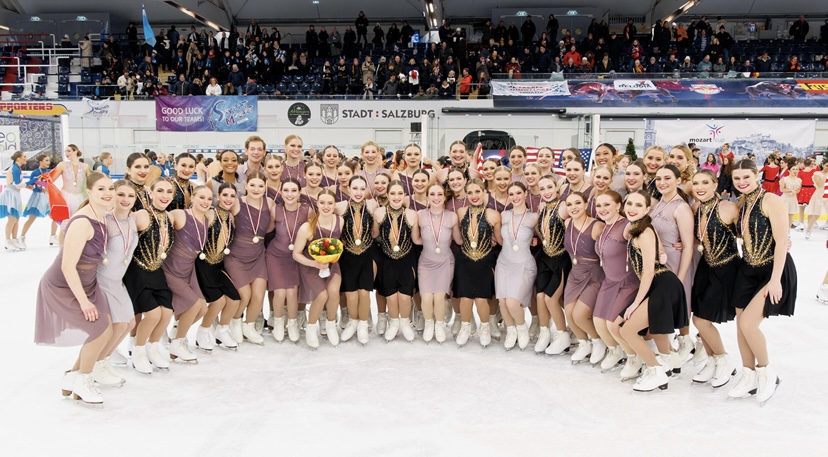 group picture of the skaters