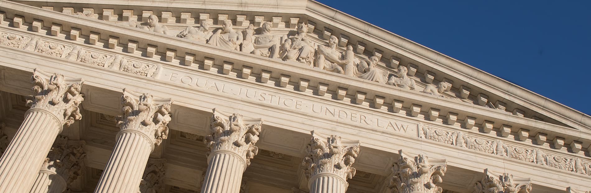 top exterior of supreme court building