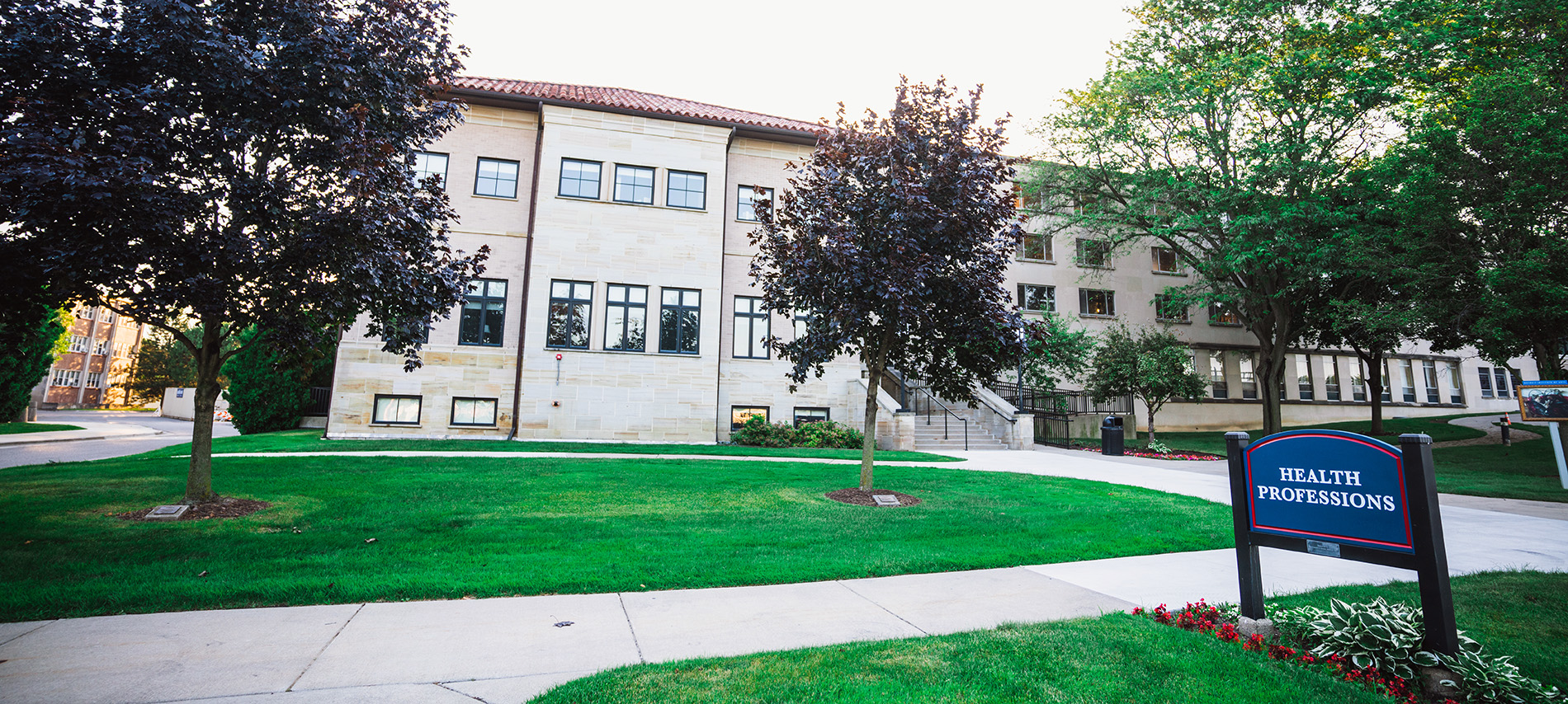 The College of Health Professions building on the McNichols Campus.