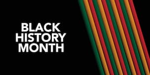 a graphic for black history month