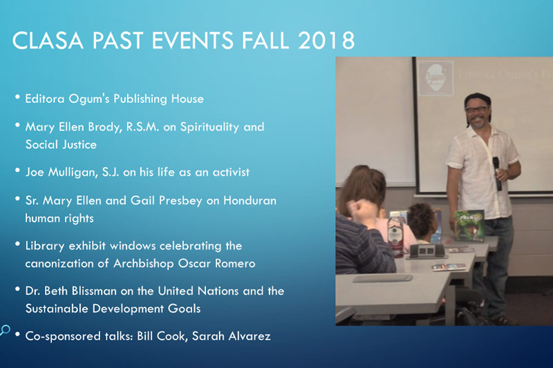 CLASA fall 2018 events slideshow