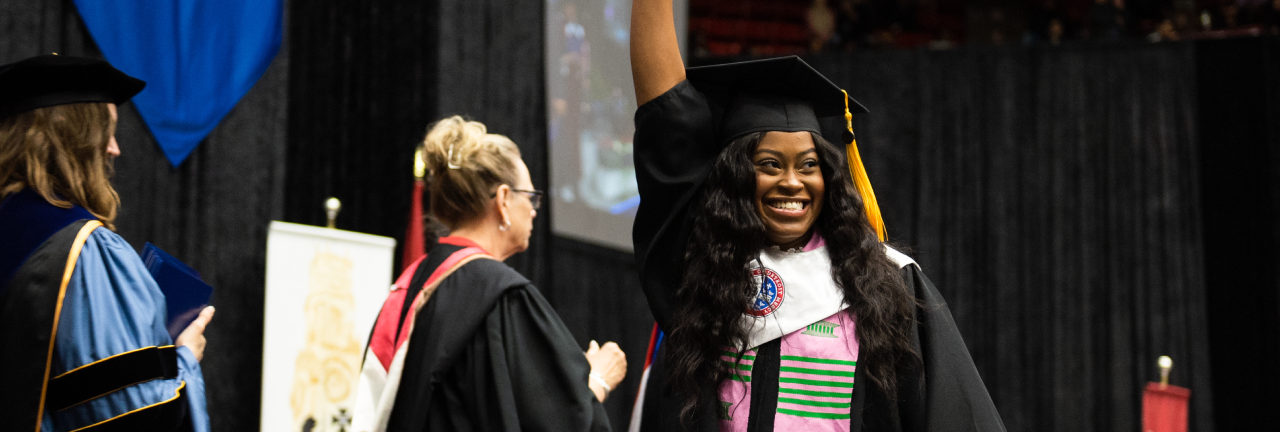 Student at graduation