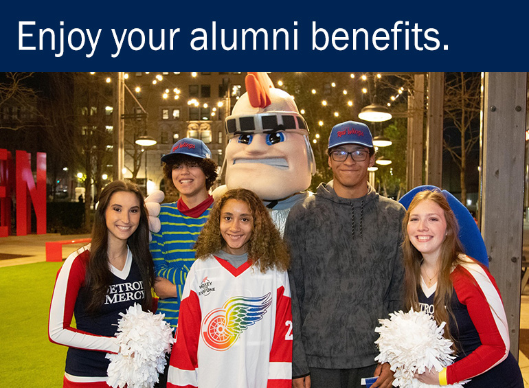 enjoy your alumni benefits