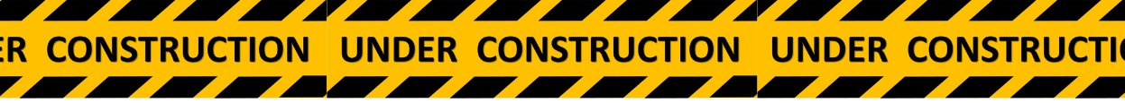 under construction ribbon