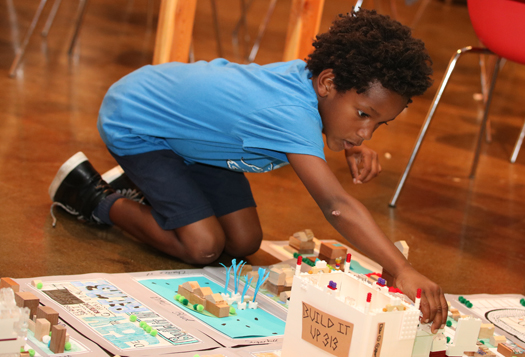 Hip hop architecture camp student showcases and continues to build on his existing city