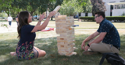 Lawn Games on campus