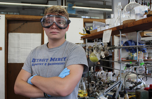 Chemistry major Justin Pothoof earned selection through a national search to report on climate change at the 2017 United Nations Climate Change Conference in Bonn, Germany, in November.