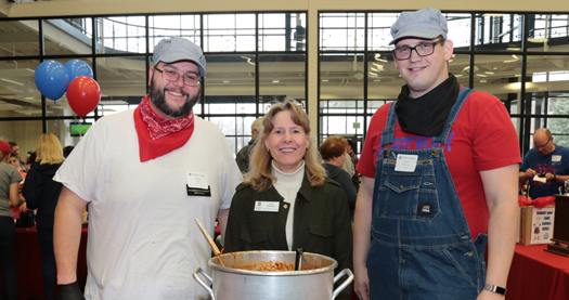 The College of Engineering & Science, this year represented by Andy Wakeland '07, took home the coveted Cook-off trophy for the third year in a row.