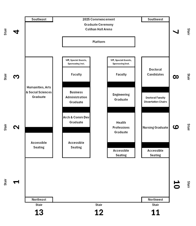 Graduate Seating Chart