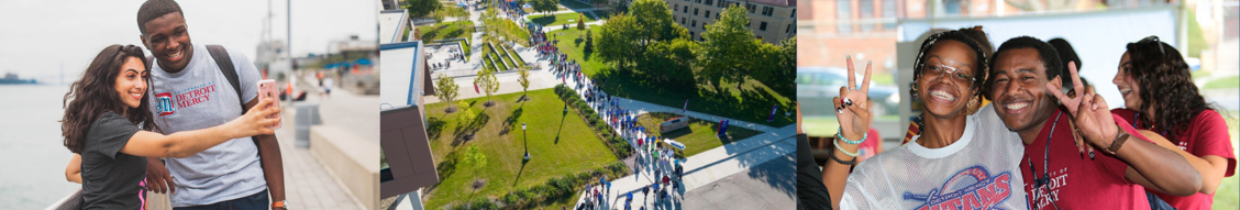 students at Detroit Mercy, Campus, students at Detroit Mercy