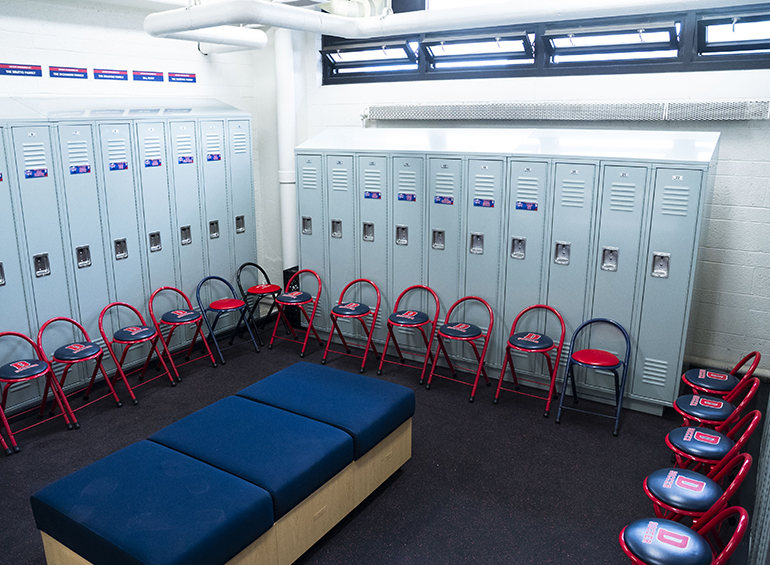 womens soccer lockerroom