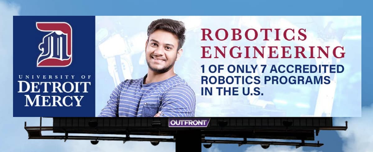 billboard for robotics engineering - the world needs titans