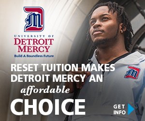 Ad - Tuition reset makes Detroit Mercy an affordable choice