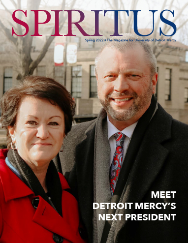 2022 Spring Spiritus Magazine Cover showing President Donald Taylor and his wife