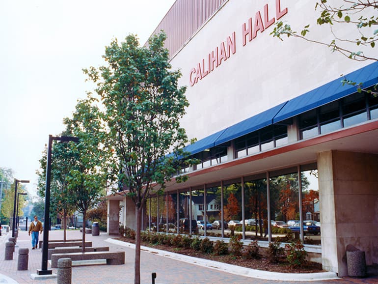 entrance to calihan hall