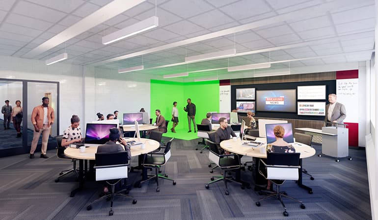 rendering of cst lab room