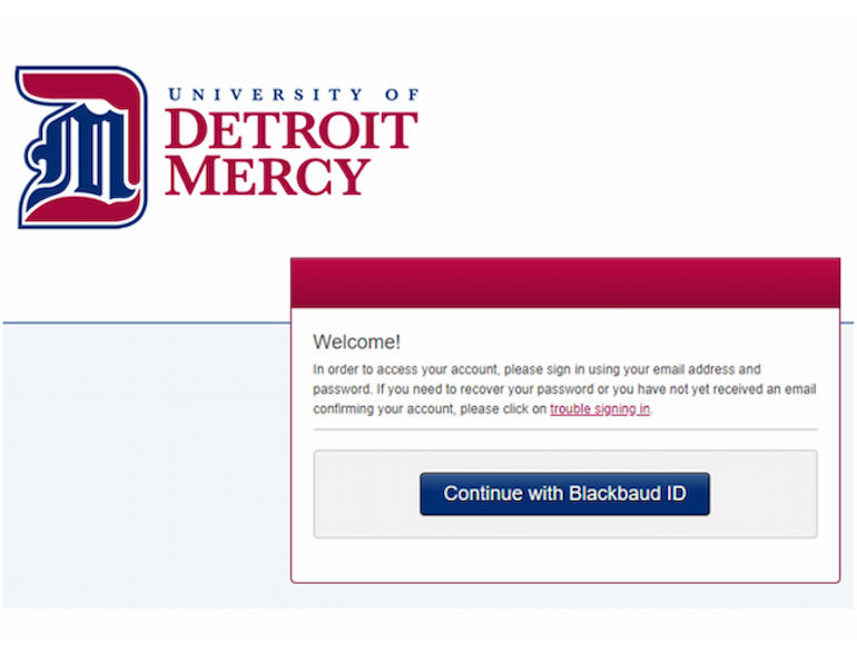 screenshot of create password page