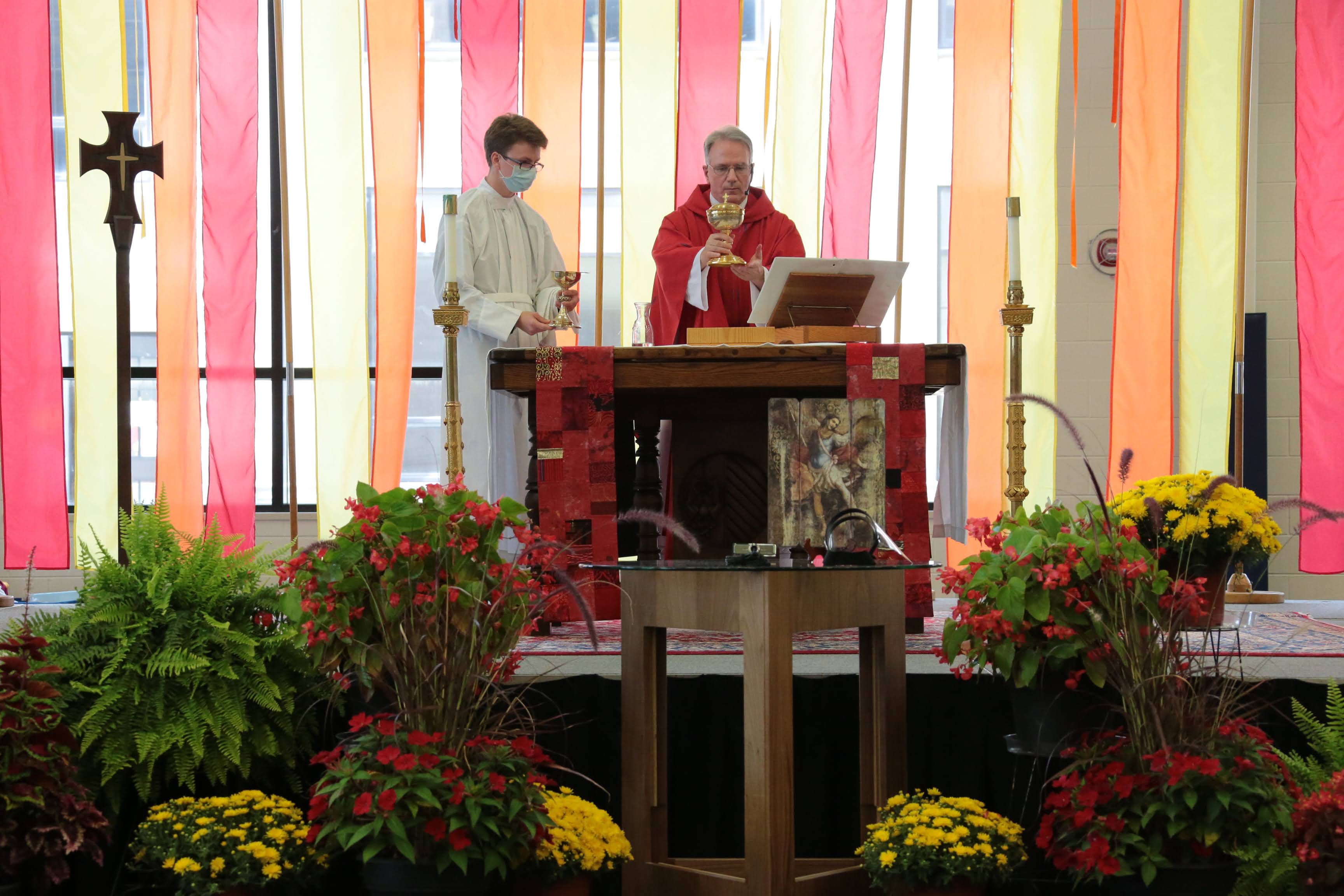 Celebrant of Celebrate Spirit! mass