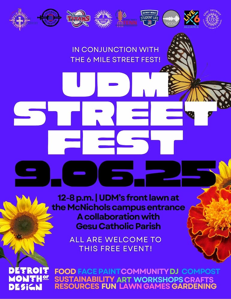 Flyer for UDM Street Fest