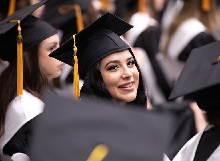 commencement female graduate